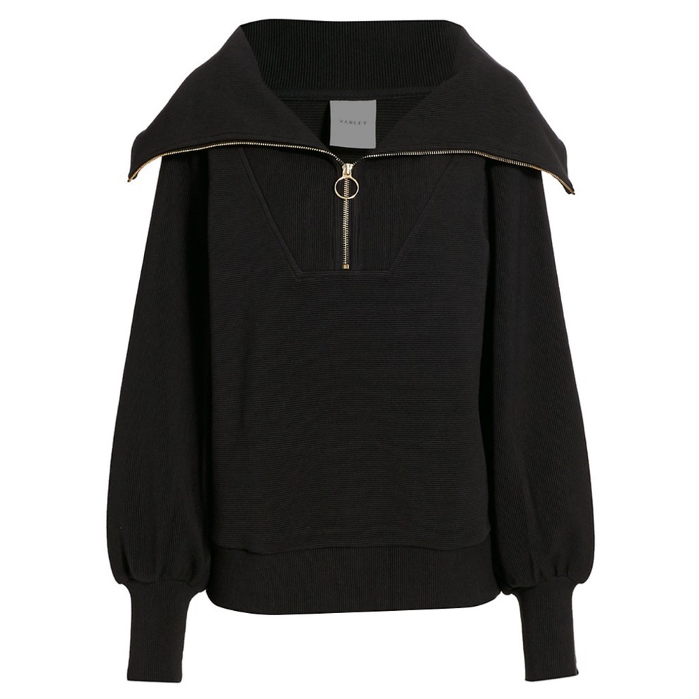 Black Varley Vine Half Zip - XS